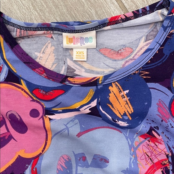 LuLaRoe Multicolor Irma Graphic Tee - Picture 2 of 3